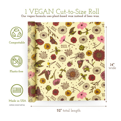 Bee’s Wrap Reusable Beeswax Food Wrap Roll (14" x 52")