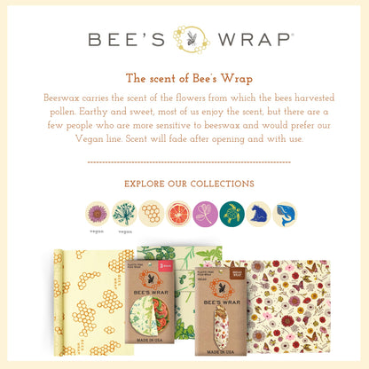 Bee’s Wrap Beeswax Food Wrap Roll | TRUE Shift Plastic‑Free Kitchen