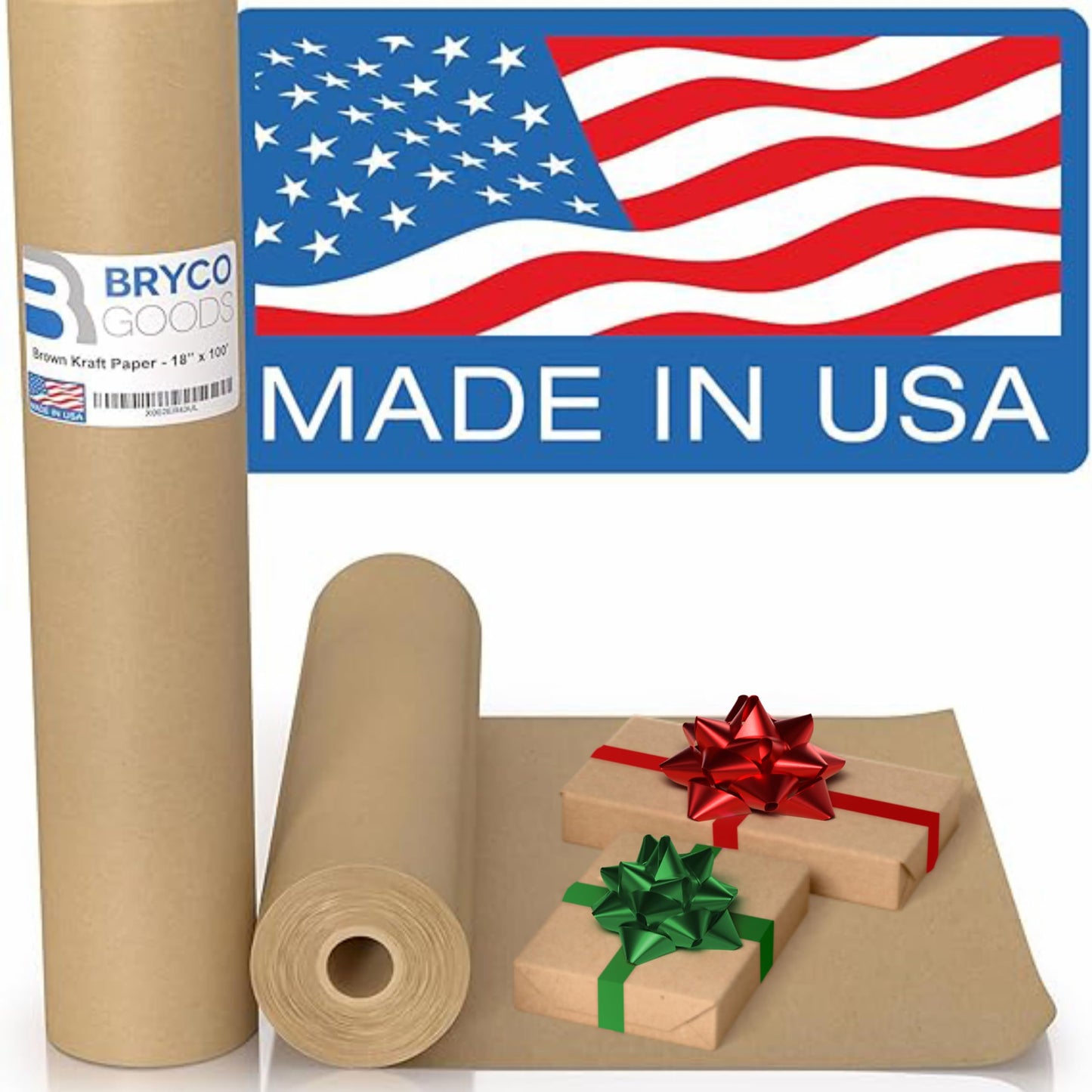 Stop Using Bubble Wrap: The 1,200" Recycled Brown Kraft Paper Roll, USA Made