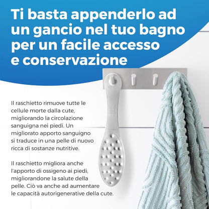 Imperial Feet Double-Sided Stainless Steel Foot Scraper: Professional Grade