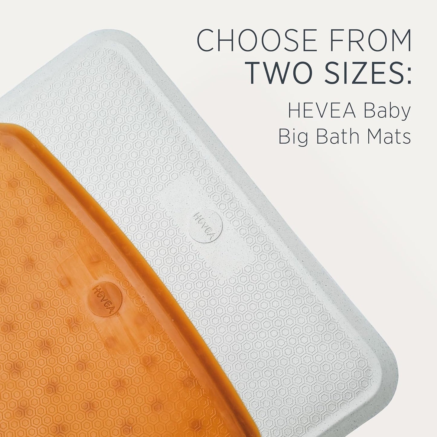 HEVEA Natural Rubber Wave Bath Mat: Plastic-Free & Biodegradable