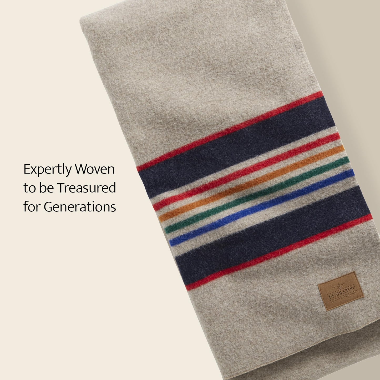 Pendleton National Park 100% Wool Blanket: Iconic Yellowstone Stripes
