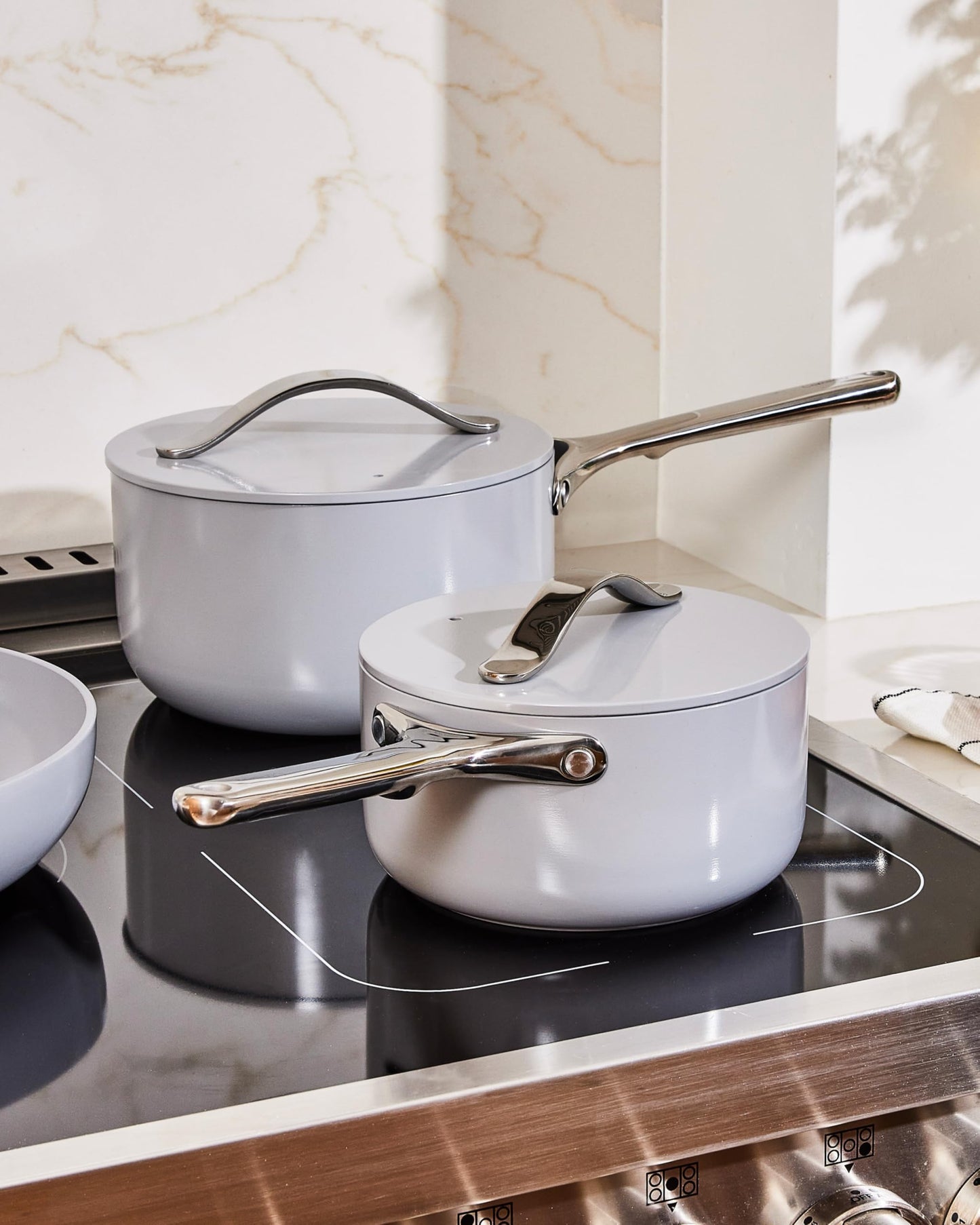 Caraway Nonstick Ceramic Sauce Pan with Lid (3 Quart)