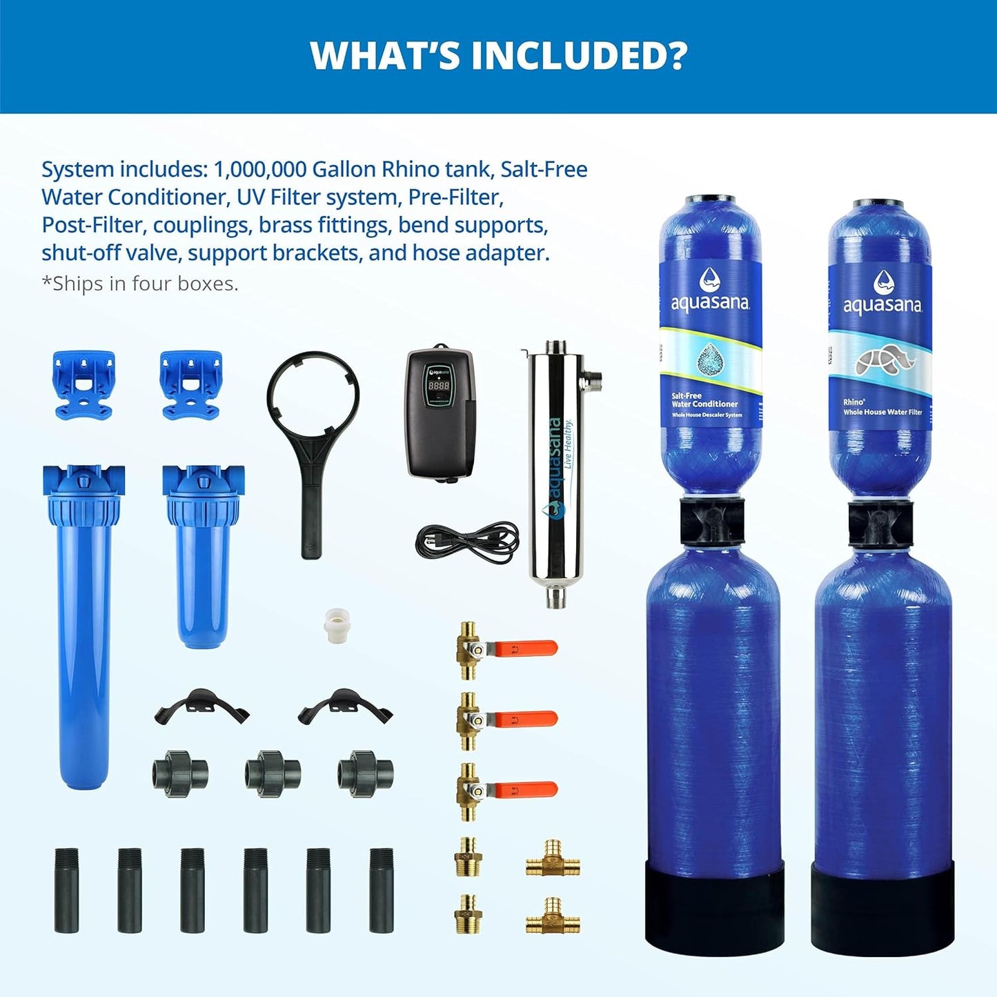 Microplastic-Free PFAS Whole-House Filter: Aquasana Rhino 1 Million Gallon