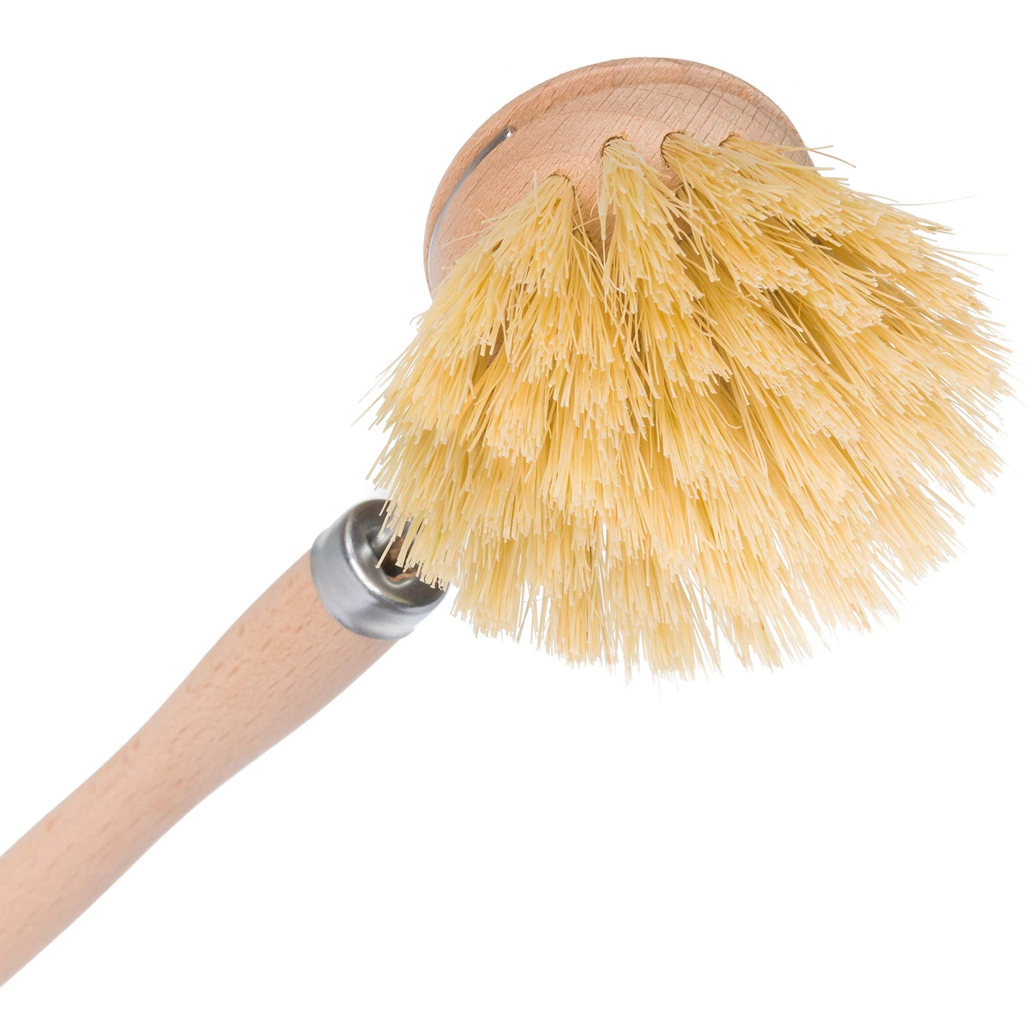 Redecker Tampico Fiber Dish Brush: Oiled Beechwood Handle (Set of 2)