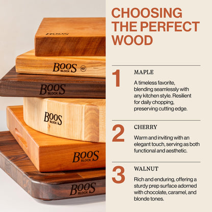 John Boos R-Board Series Maple Cutting Board (24”x18”x1.5”)