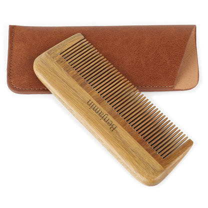 Handmade Green Sandalwood Wooden Comb, Anti-Static & Vegan – Onedor