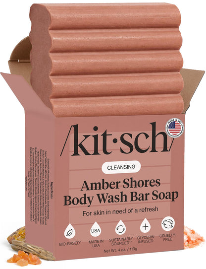 Plastic-Free Sugar Body Scrub Bar, Vegan & Leaping Bunny – Kitsch
