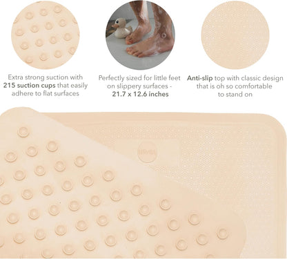 HEVEA Natural Rubber Wave Bath Mat: Plastic-Free & Biodegradable