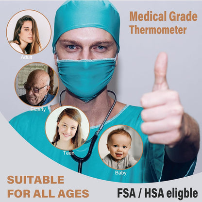 Amplim Forehead Thermometer: No-Touch Medical-Grade Infrared