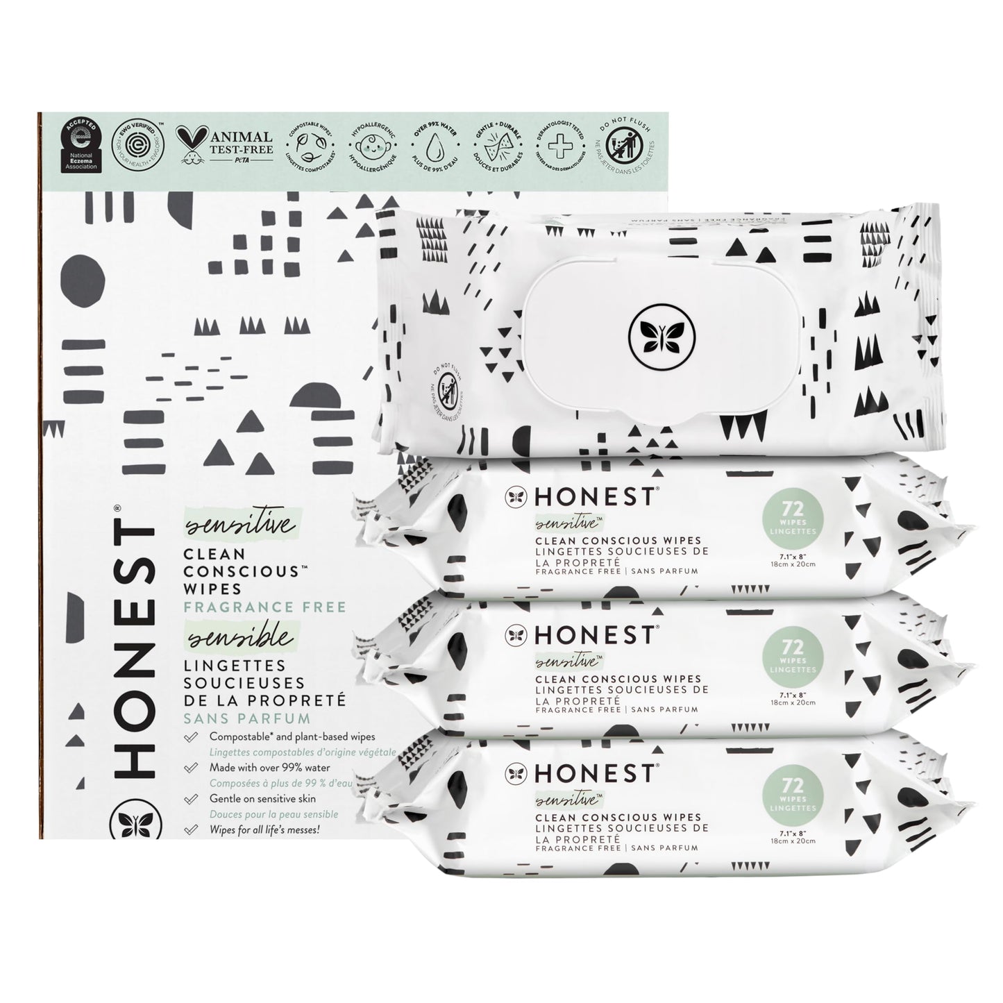 The Honest Company Water Wipes: Plastic-Free Plant Purity