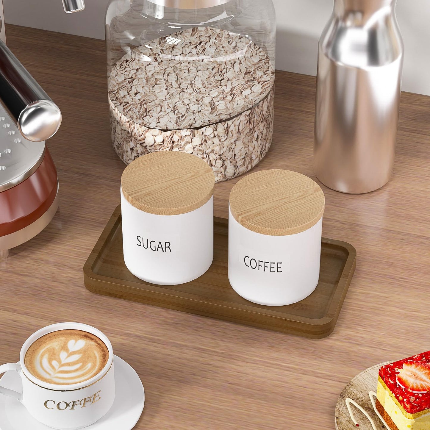 Sustainable Bamboo Bathroom Vanity Tray: Sleek Countertop Organizer