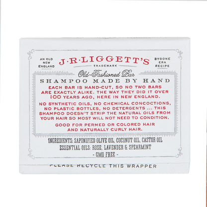 J.R. Liggett’s Shampoo Bars | TRUE Shift Toxin‑Free Hair Care (3‑Pack)