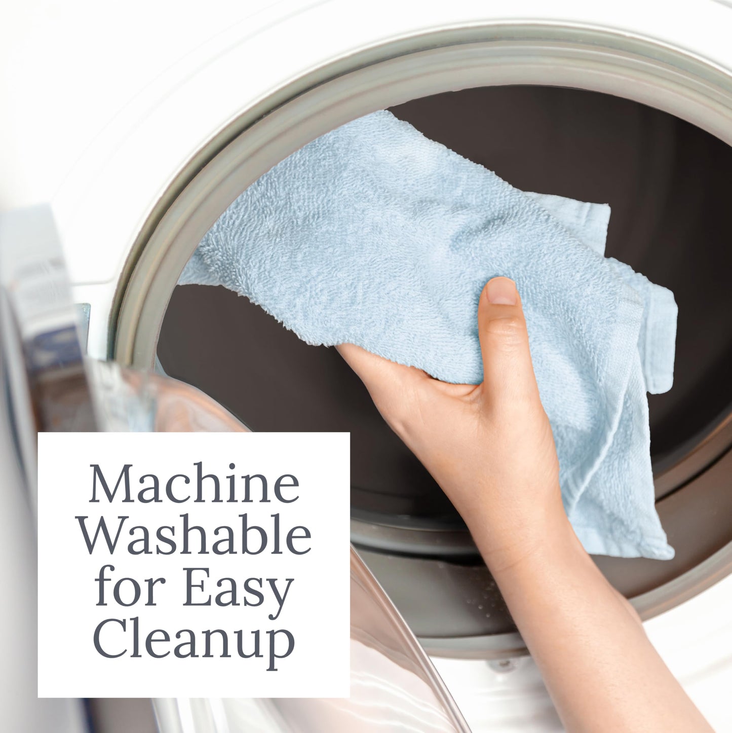 Natemia Organic Baby Washcloths: GOTS Certified 5-Pack Set