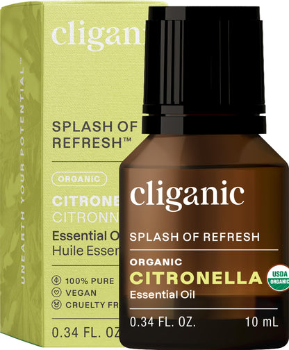 Cliganic USDA Organic Lemon Tea Tree Oil: 100% Pure & Natural