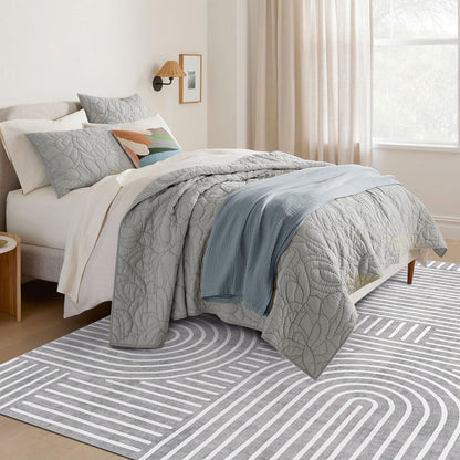 LUXRUG 6x9 OEKO-TEX Certified Modern Abstract Washable Rug