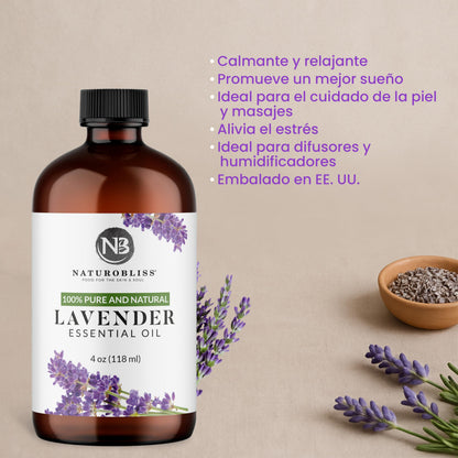 NaturoBliss 100% Pure Lemon Essential Oil: 4oz Value Size