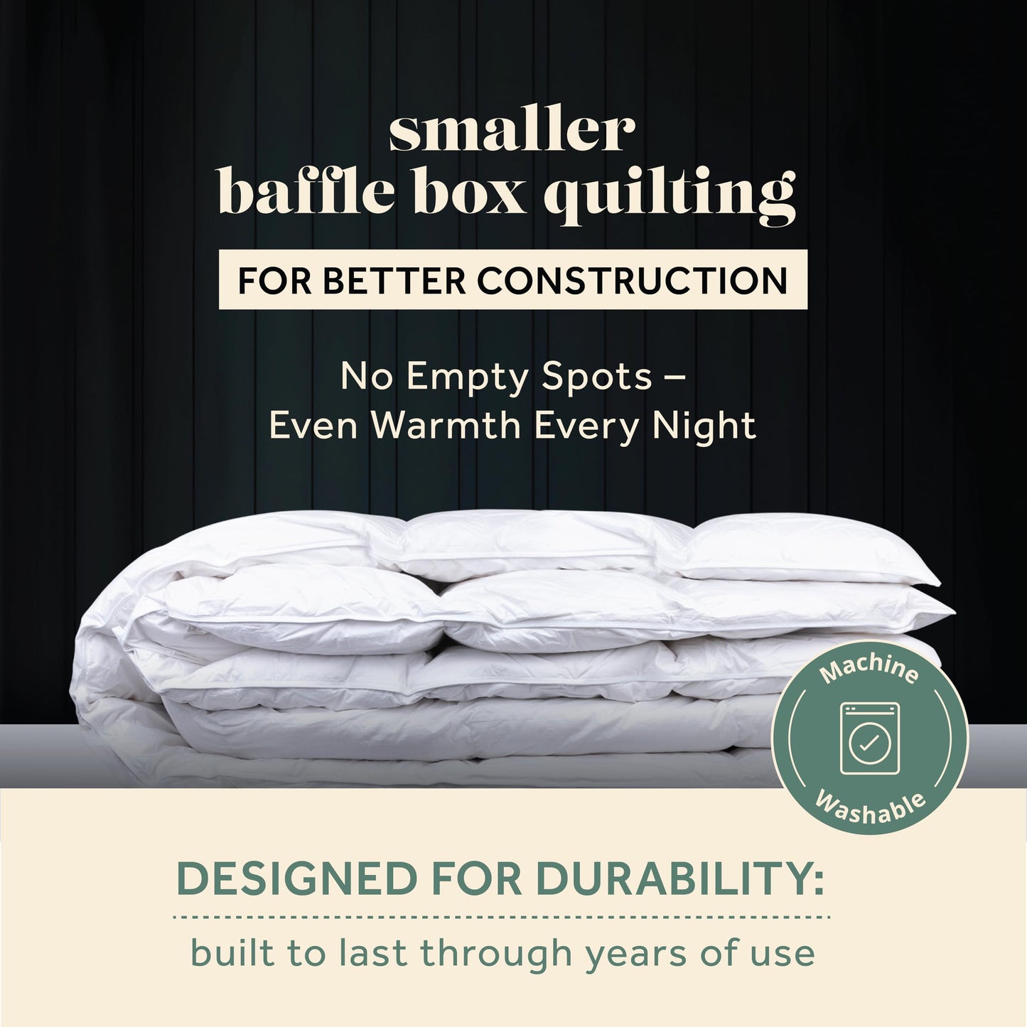 ComfyDown RoyalRest Comforter: 750+ Fill Power Luxury Goose Down