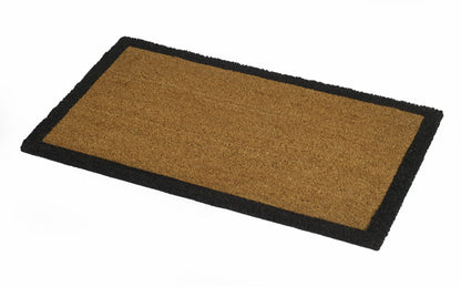Fab Habitat Minimalist Natural Coir & Rubber Non-Slip Doormat