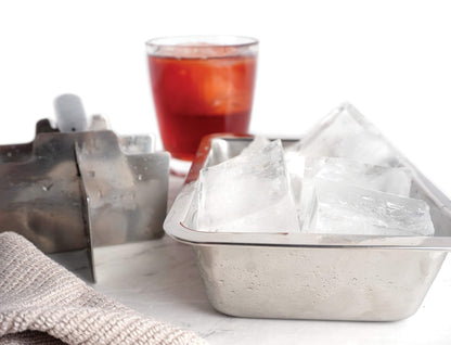 RSVP International Endurance Retro Stainless Steel Ice Cube Tray