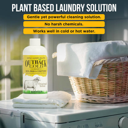 Outback Gold Unscented Plant-Based Wool & Cashmere Wash