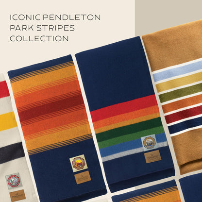 Pendleton National Park 100% Wool Blanket: Iconic Yellowstone Stripes