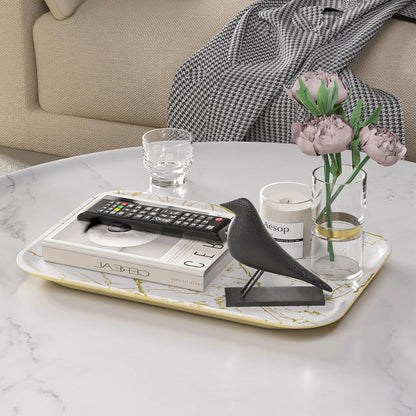 Sustainable Bamboo Bathroom Vanity Tray: Sleek Countertop Organizer