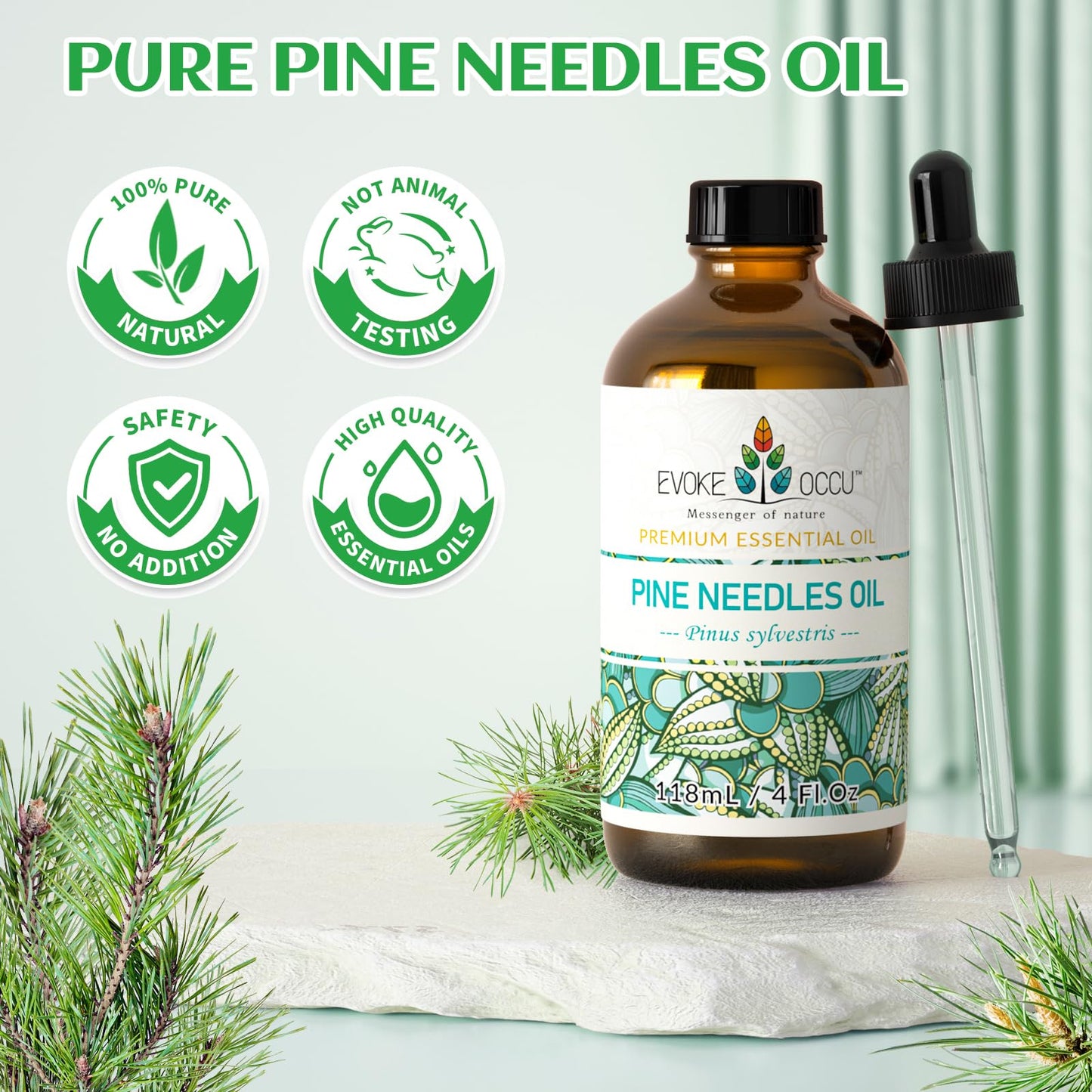 EVOKE OCCU: 100% Pure Clary Sage Essential Oil, 4oz