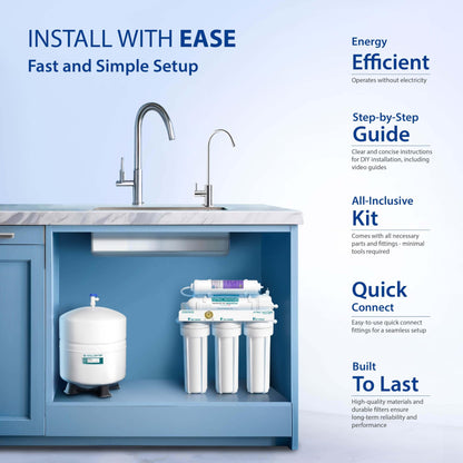 APEC ROES-PH75: The WQA Certified 6-Stage System for Alkaline Mineral pH+ Drinking Water