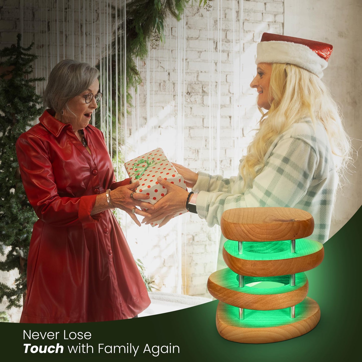 Filimin Friendship Lamp: Mid-Century Knotty Alder Wood