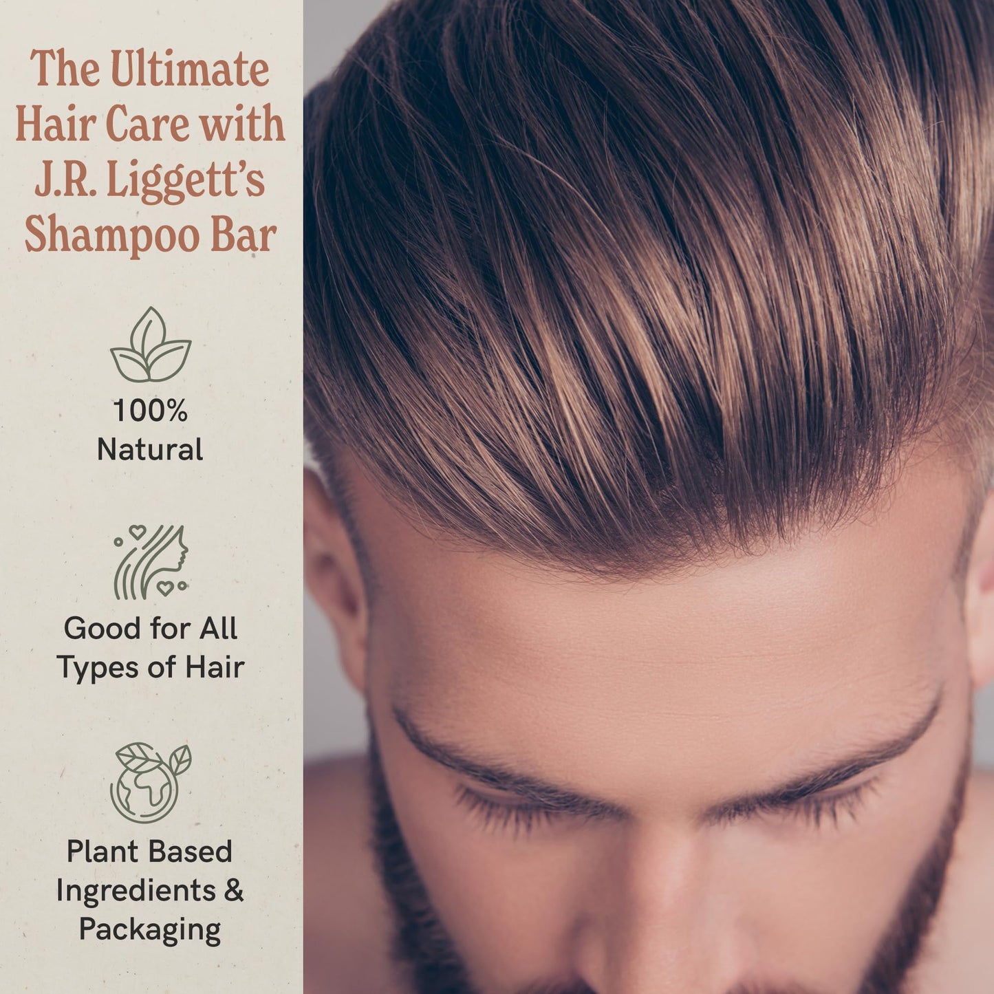 J·R·LIGGETT'S All-Natural Shampoo Bar: Tea Tree, Jojoba & Peppermint