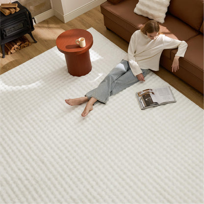 Bedsure OEKO-TEX Certified Machine Washable Faux Wool Area Rug