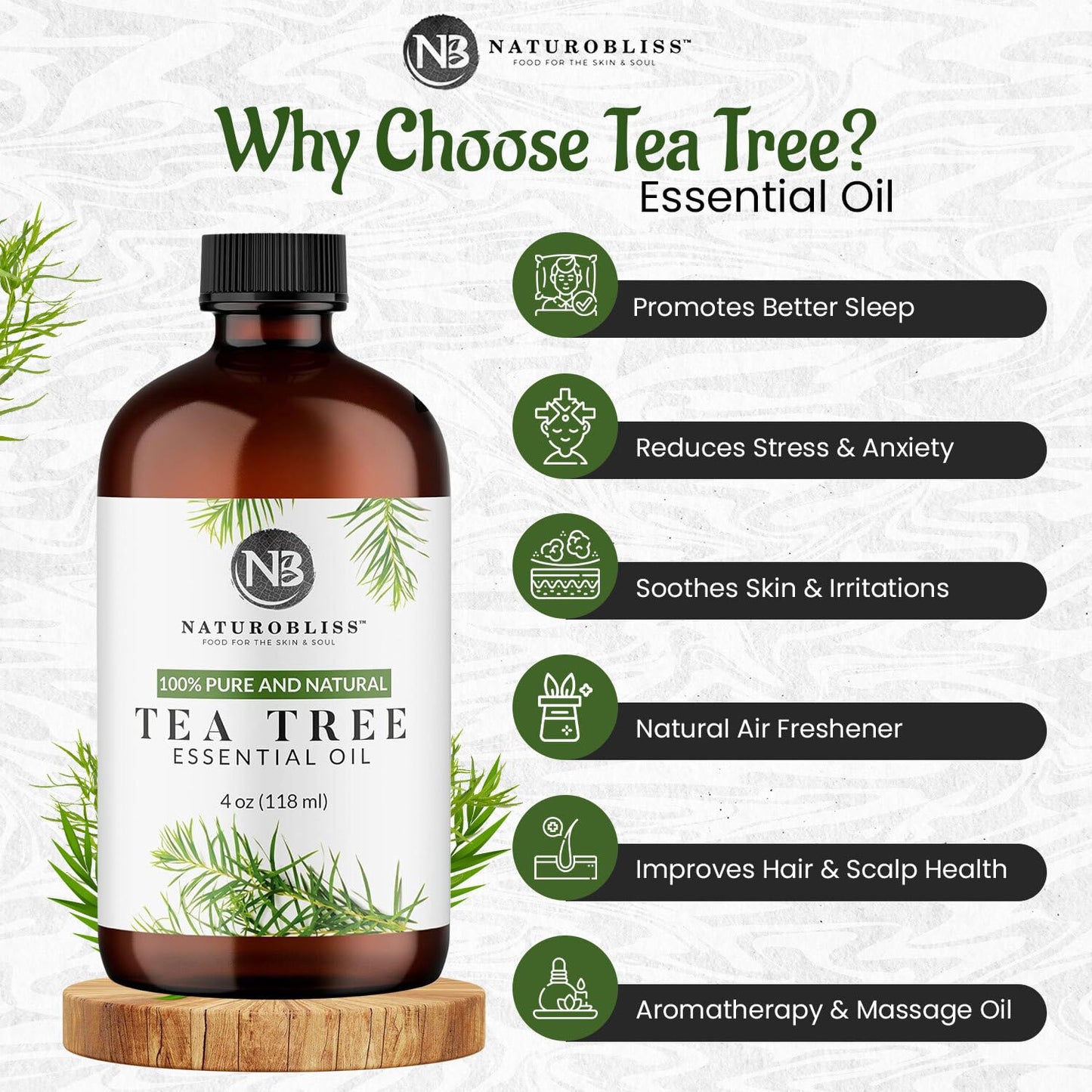 NaturoBliss 100% Pure Lemon Essential Oil: 4oz Value Size