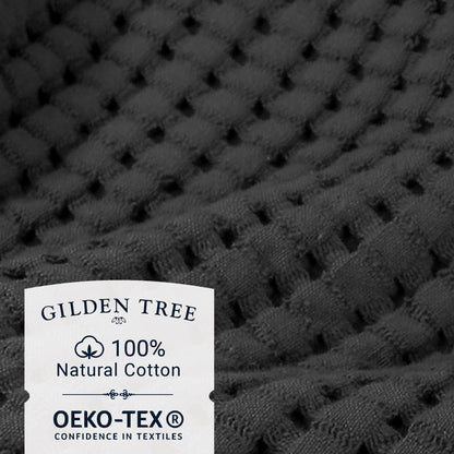 GILDEN TREE Waffle Cotton Bath Mat | TRUE Shift Quick‑Dry & Toxin‑Free
