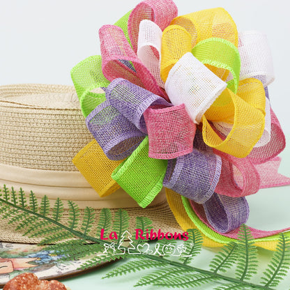 Natural Burlap Wired Ribbon: The Zero-Waste Christmas Accessory That Replaces Synthetic Plastic