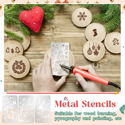 Stop Using Plastic: Metal Stencil Templates Made of Reusable Stainless Steel for Crafts