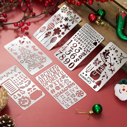 Stop Using Plastic: Metal Stencil Templates Made of Reusable Stainless Steel for Crafts