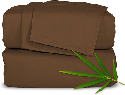 Pure Bamboo 100% Organically Grown Viscose 4-Piece King Sheet Set