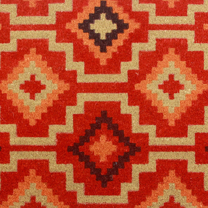 Fab Habitat Minimalist Natural Coir & Rubber Non-Slip Doormat