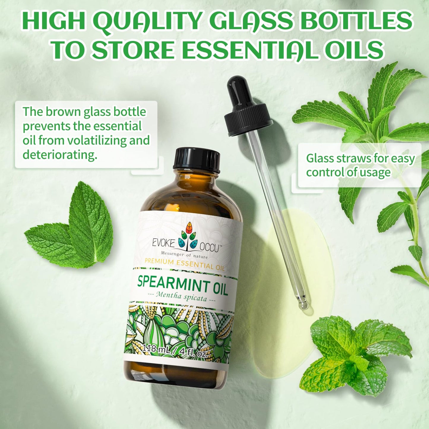 EVOKE OCCU: 100% Pure Clary Sage Essential Oil, 4oz