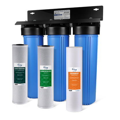 Whole-House PFAS & Scale Water Filter, 3-Stage – iSpring WGB32B-PFKDS