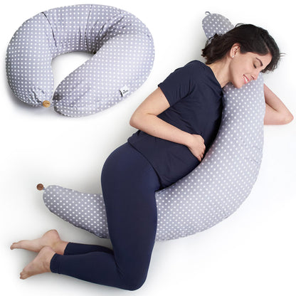 Niimo XXL 100% Cotton Pregnancy & Breastfeeding Support Pillow