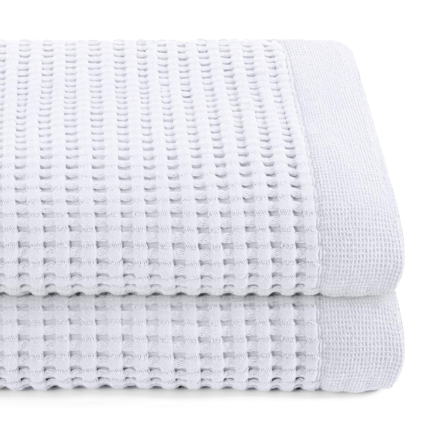 Gilden Tree Bathroom Mat: 100% Absorbent Cotton Waffle Weave