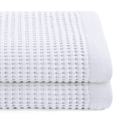 Gilden Tree Bathroom Mat: 100% Absorbent Cotton Waffle Weave