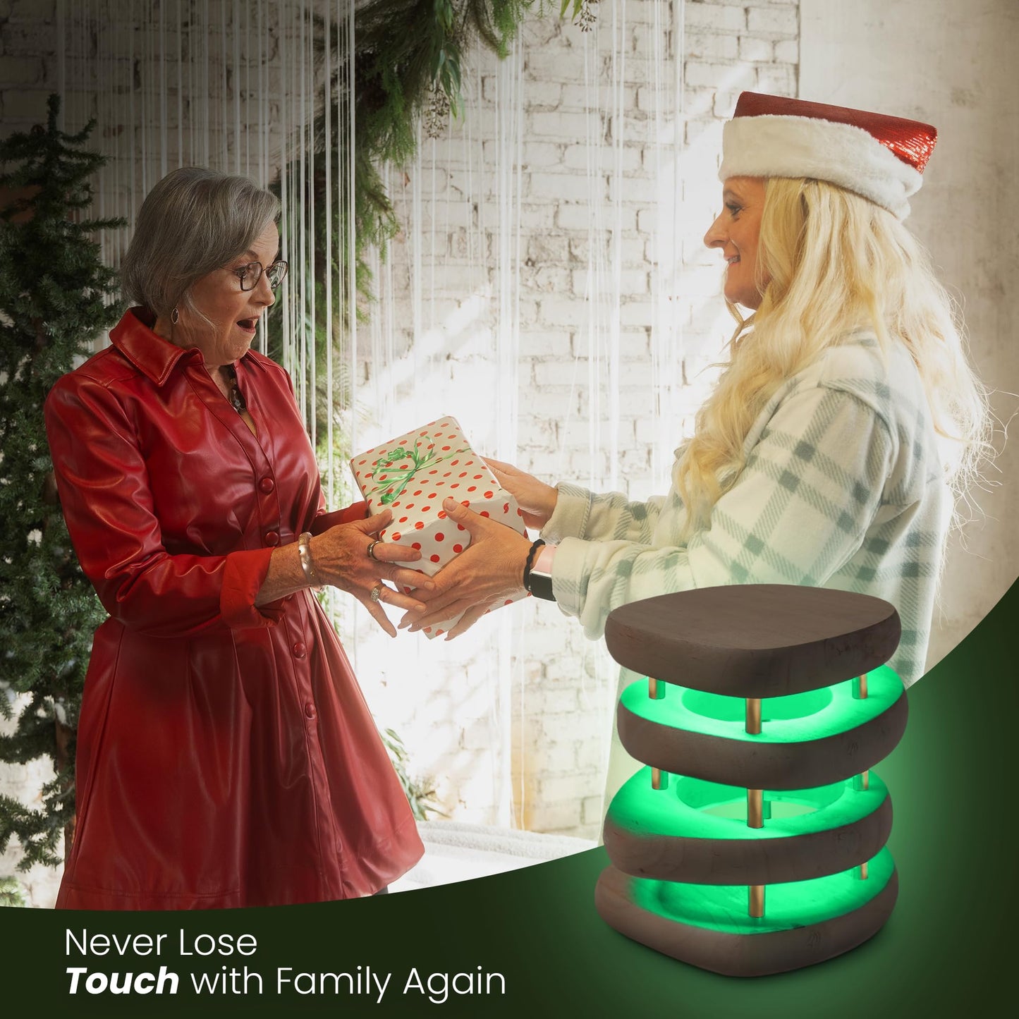 Filimin Friendship Lamp: Mid-Century Knotty Alder Wood