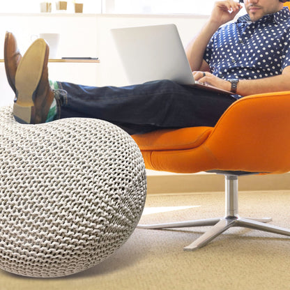 Natural Cotton Rope Ball Cover: Handmade Chemical-Free Comfort