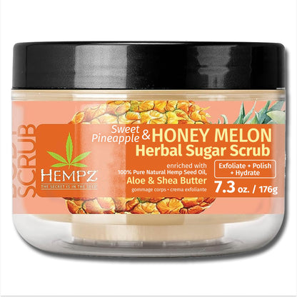 Fragrance-Free Sugar Body Scrub with Hemp Seed Oil – HEMPZ
