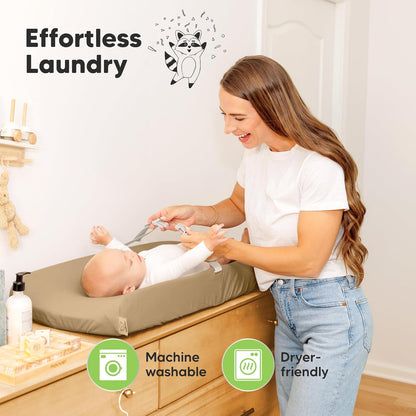 Soothe 100% GOTS-Certified Organic Cotton Changing Pad Covers (2-Pack)
