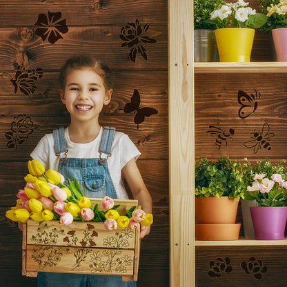 Stop Using Plastic: Metal Stencil Templates Made of Reusable Stainless Steel for Crafts