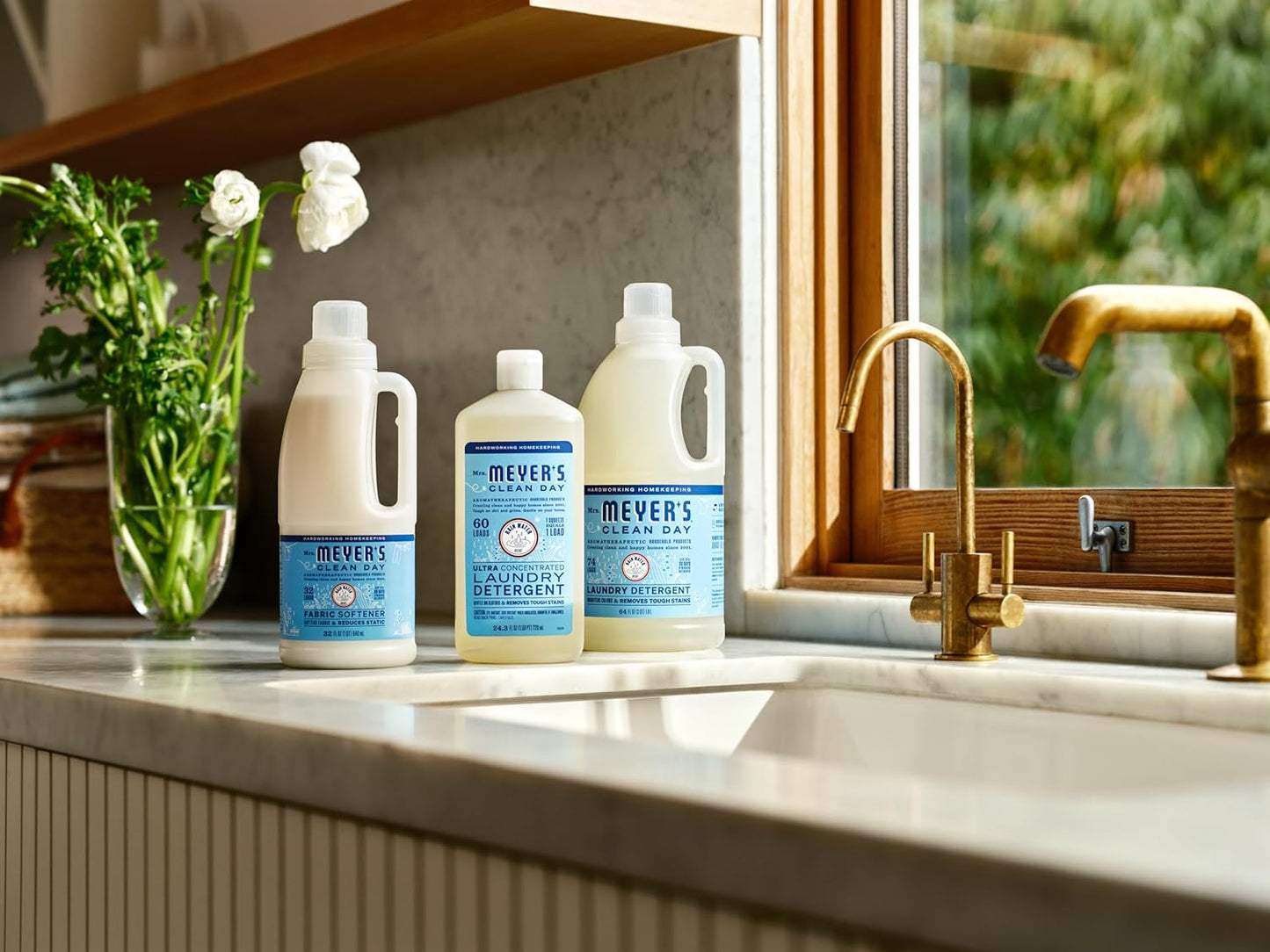 Mrs. Meyer's Clean Day Liquid Fabric Softener: Rain Water Scent